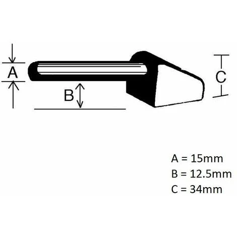 2x Gond Modèle Haut 15mm Tourillon Charnière Volet à Souder Porte Remorque Voiture Camion Hayon Broche – Image 2