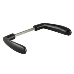 THIRARD - Paire De Béquilles Pour Serrure De Portail, Carré 7mm, Noir