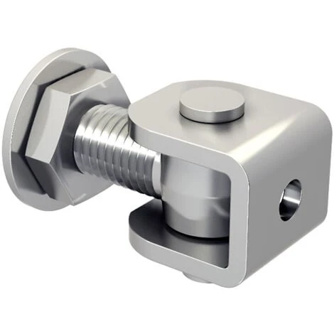 Gond à Souder Avec Chape Réglable à Visser M24 - 200 Kg