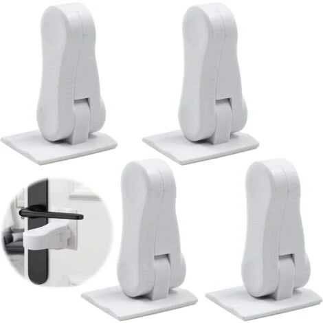 Protecteur De Fenêtre Pour Enfants - Simple Et Pratique - Protège Les Enfants Contre Les Dangers - Convient Pour Portes, Fenêtres, Balcons, Salons, Fours 4pcs