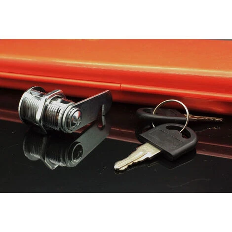 Serrure De Boîte Aux Lettres En Alliage De Zinc 103, Serrure De Boîte à Lettres En Fer-blanc, Serrure De Classeur 30mm Avec Deux Clés, 1pc – Image 3