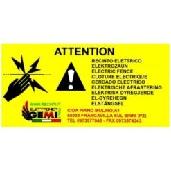 Panneau Aluminium Clôture Électrique Gemi Elettronica